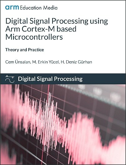 教科書封面：使用 Arm Cortex-M 架構微控制器進行數位訊號處理