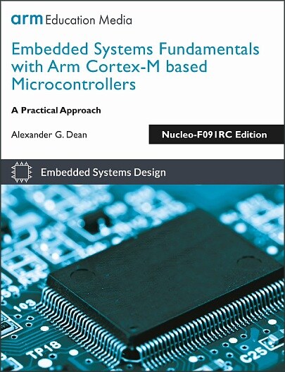 教科書封面：嵌入式系統基礎，Nucleo-F091RC 版本