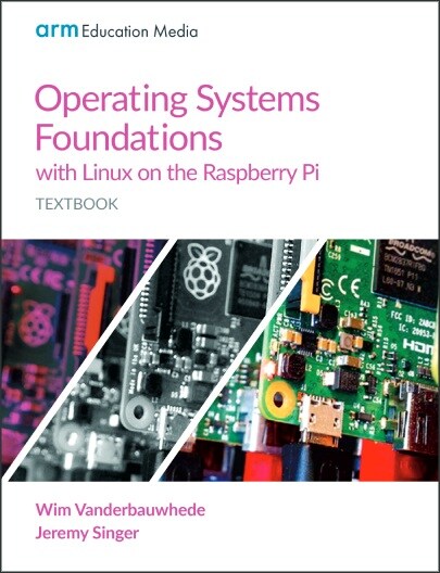 教科書封面：Raspberry Pi 上的 Linux 作業系統基礎
