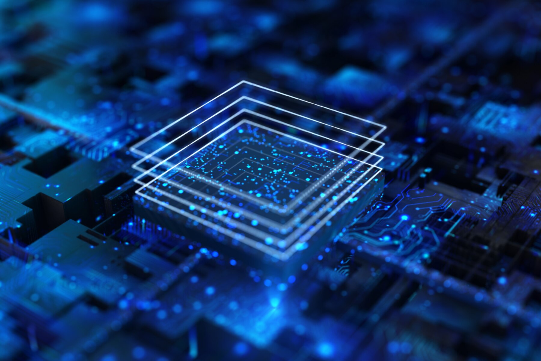 4 layers of chip design 