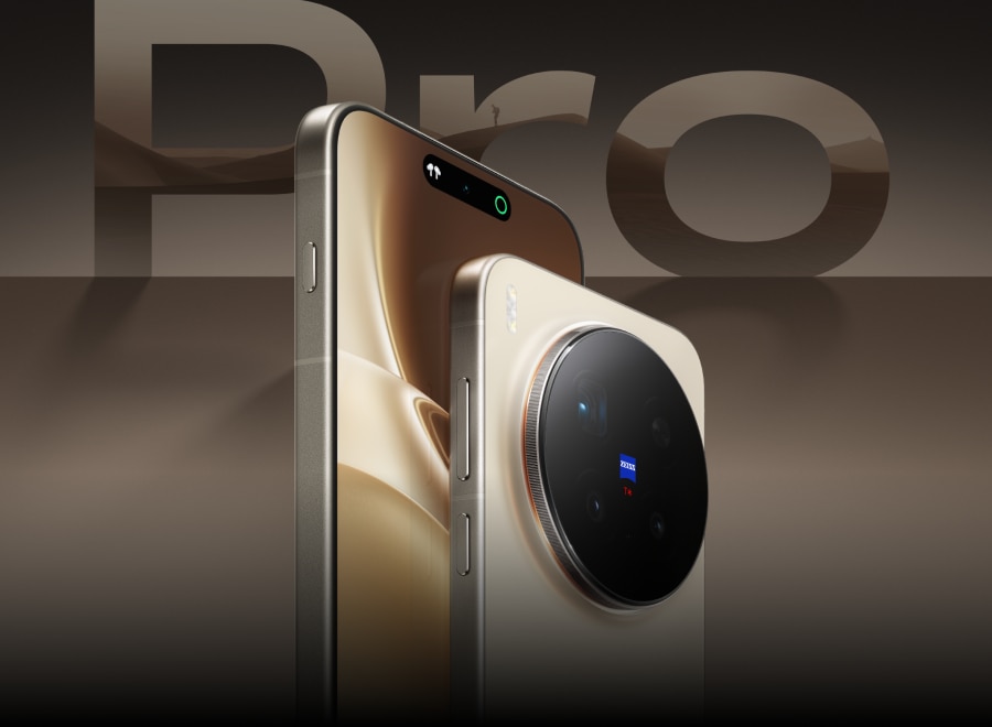 vivo X300 series smartphone front and back image