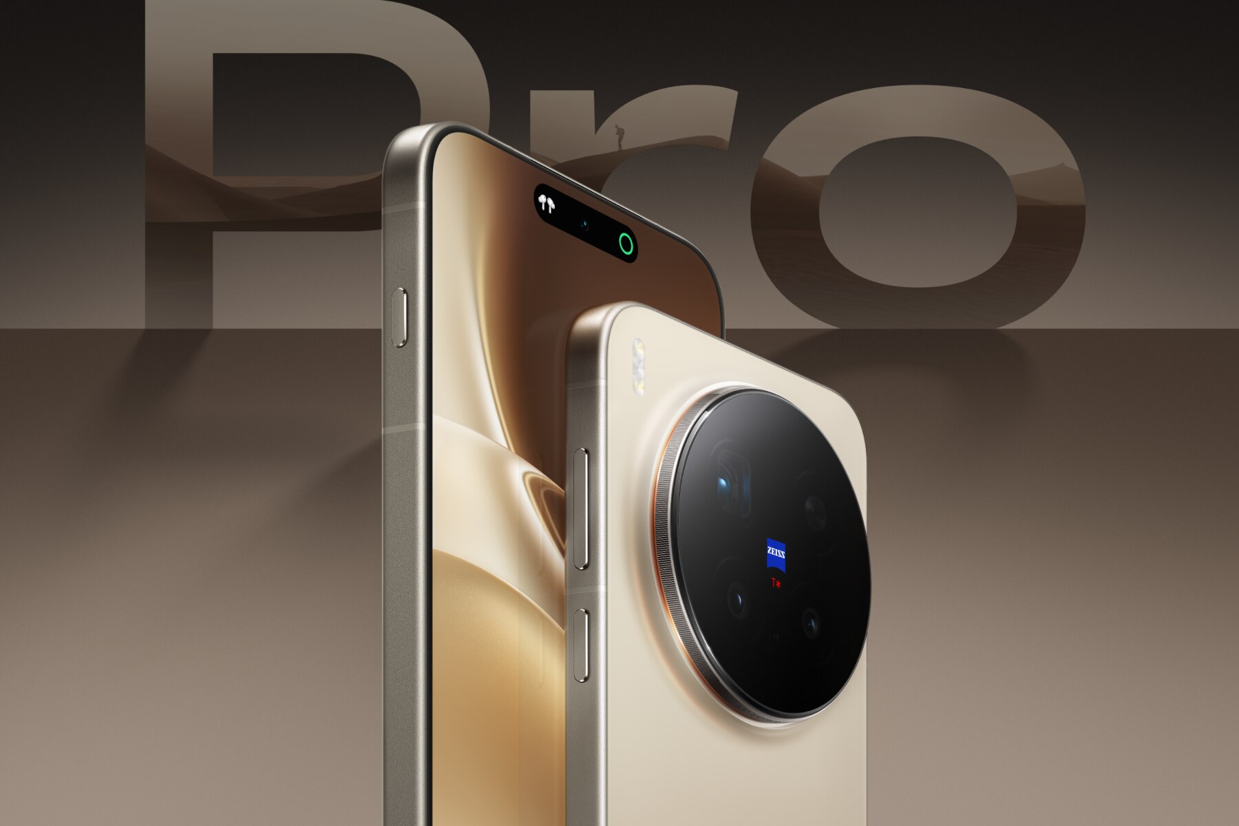 vivo X300 series smartphone front and back image