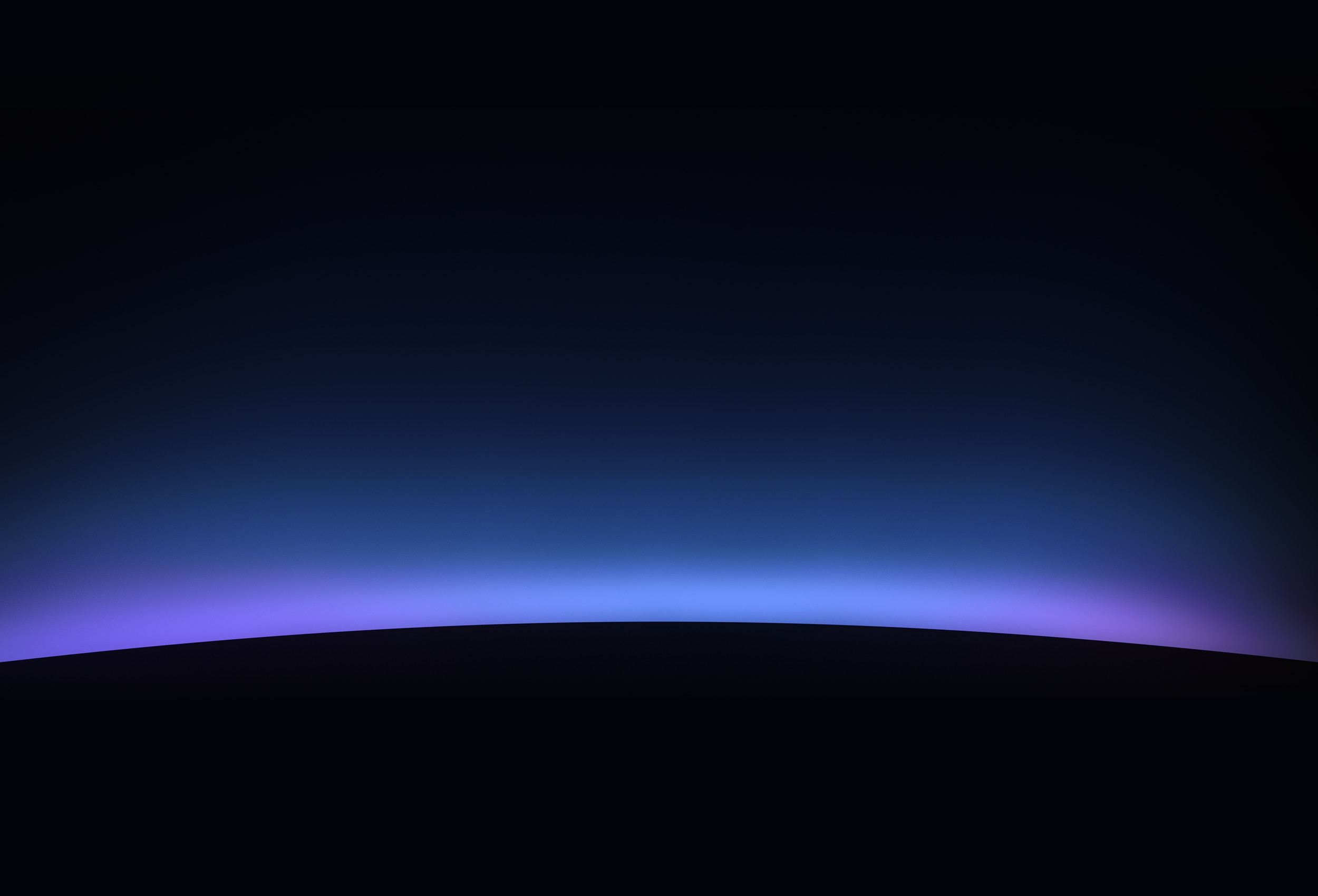 Arm branding background - A smooth, dark curved shape spans the bottom of the frame
