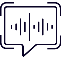 Arm automatice speech recognition ink icon