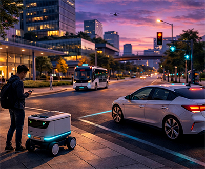 Autonomous machines navigation image