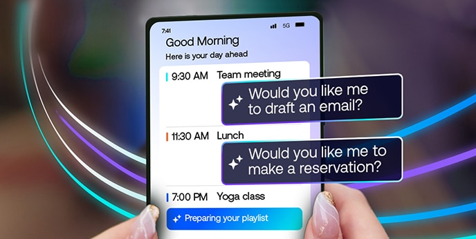 Arm Lumex CSS platform - Use Case | AI assistant scenarios | Desktop view