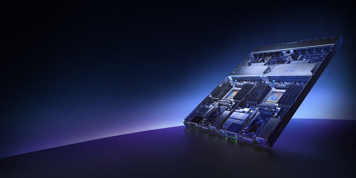 Open Arm AGI CPU reference server showing processors, memory and cooling hardware
