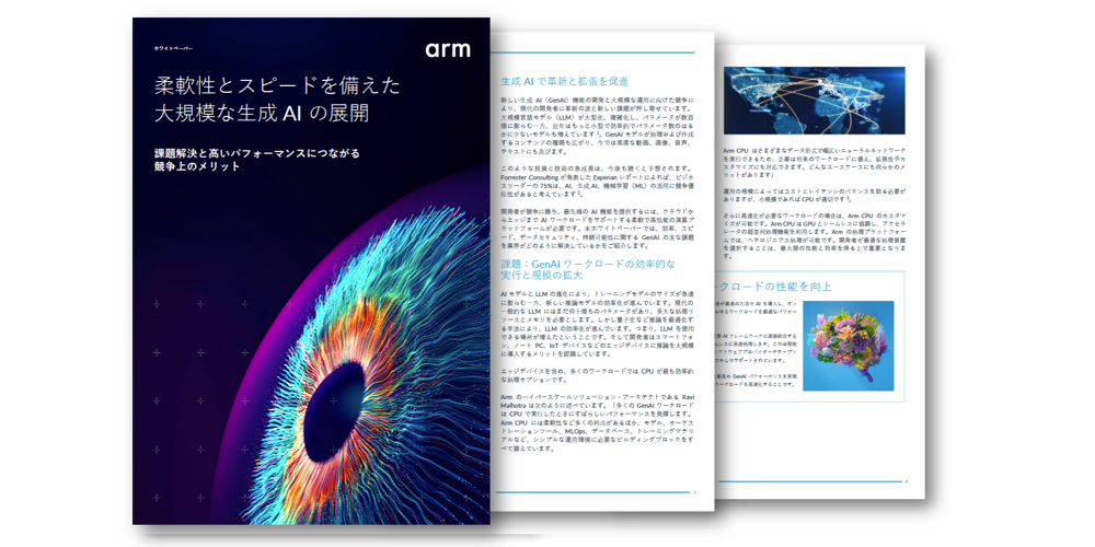 柔軟性とスピードを備えた大規模な生成AIの展開