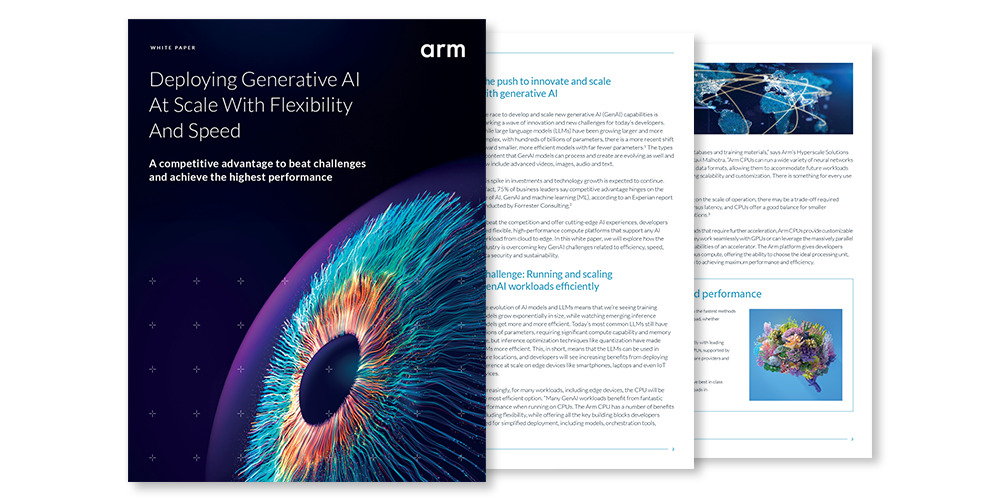 Generative AI white paper by Arm