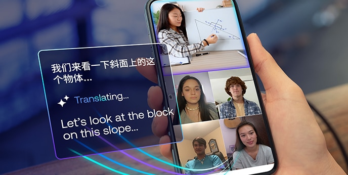 Use Case - On-Device Real-Time Translation desktop view