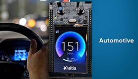 Altia GUI Software for Multi-Industry Embedded Displays 