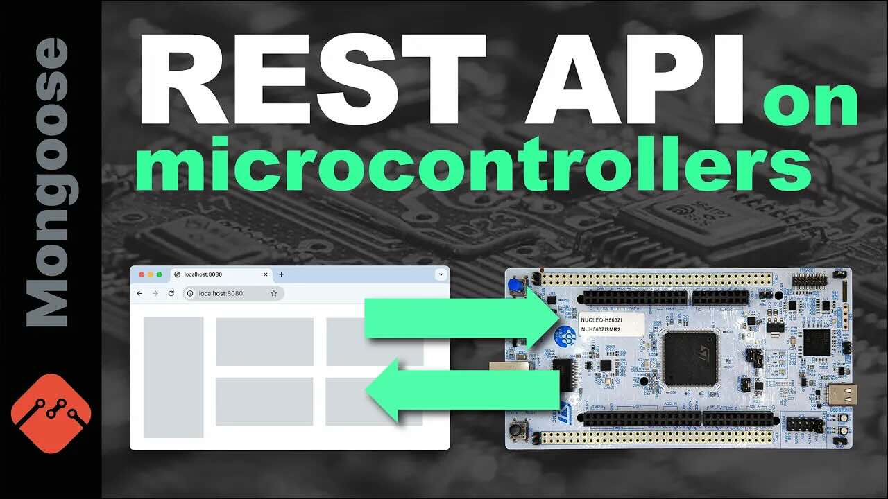 Embedded dashboard - REST API on microcontrollers