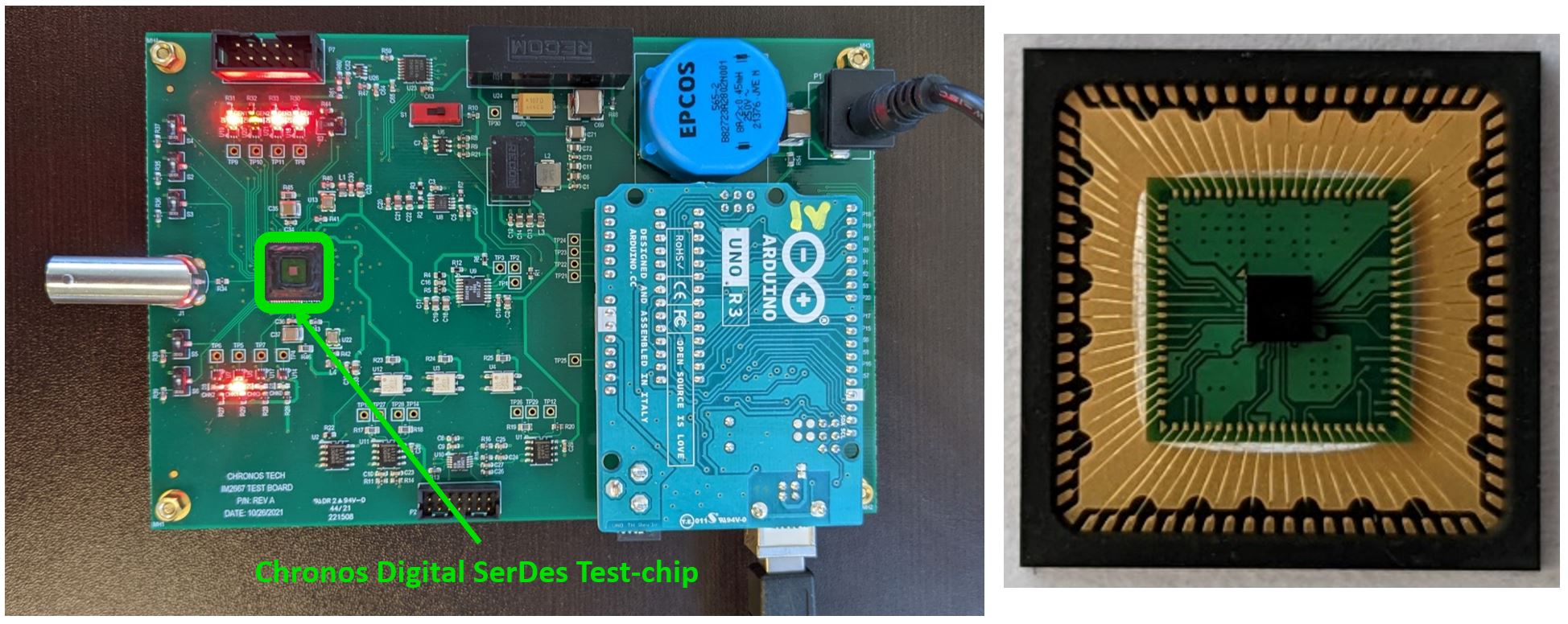Chronos Digital SerDes Test-chip