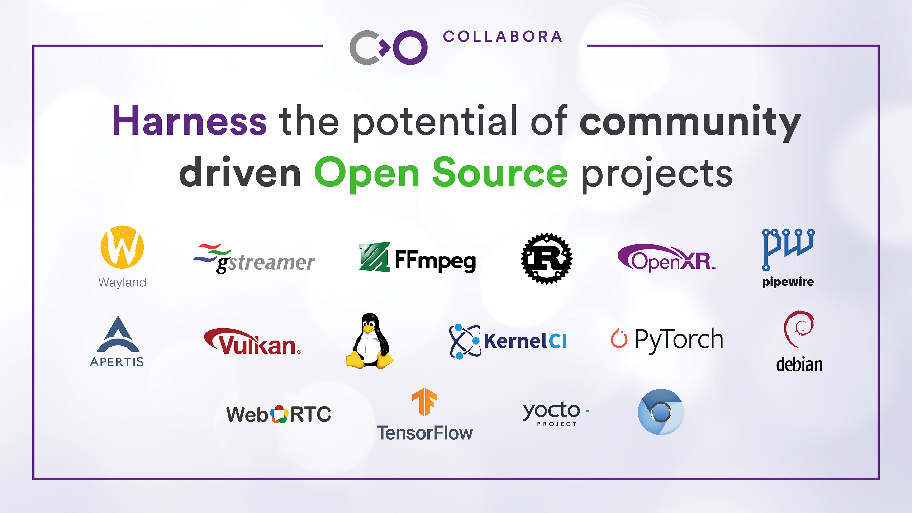Harness the potential of community driven Open Source