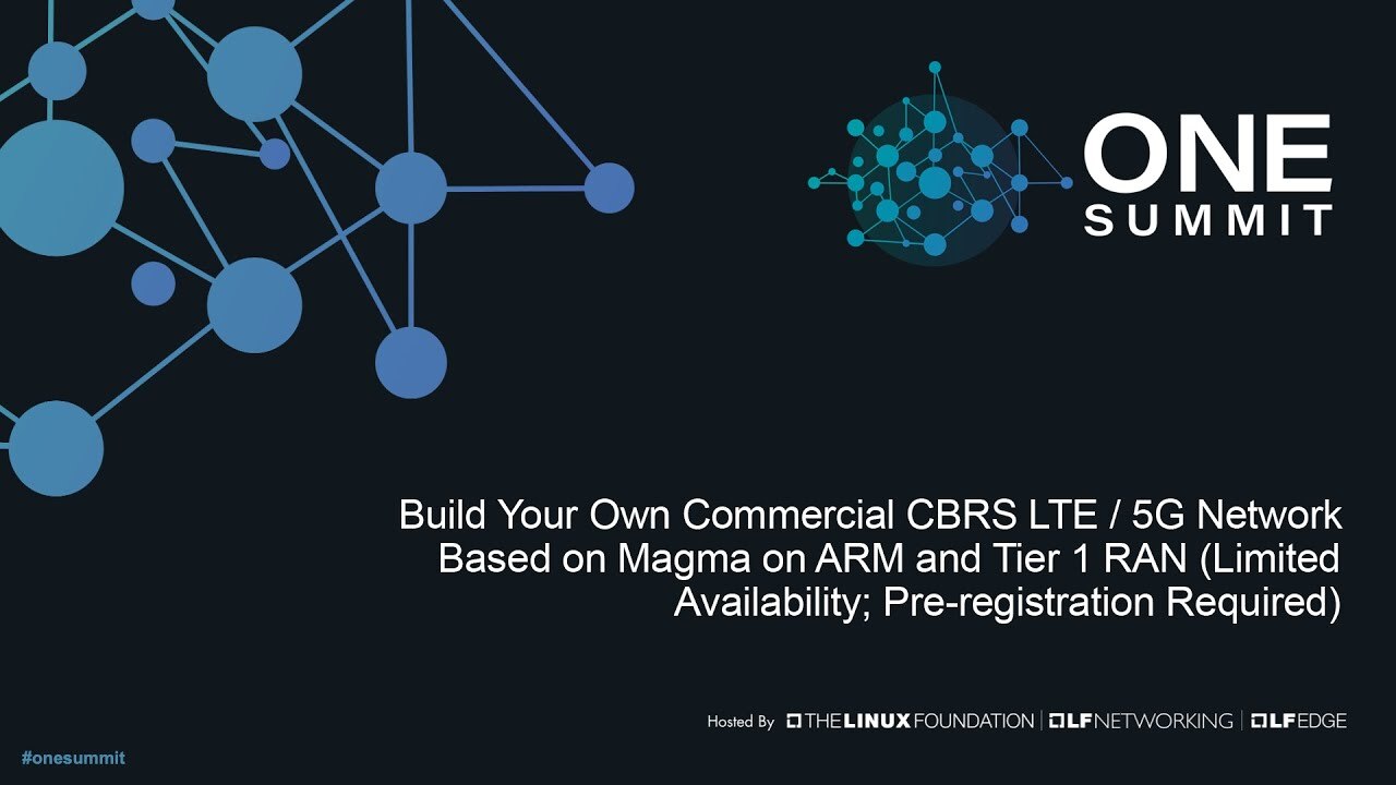 Connect 5G Workshop at One Summit 2022