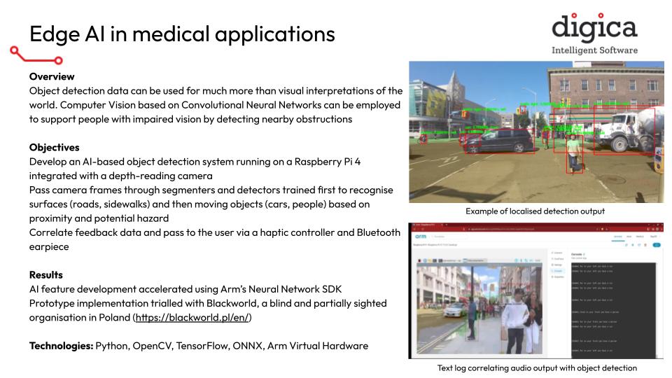 Edge AI in medical applications