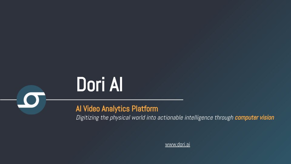 Dori AI Video Analytics Platform