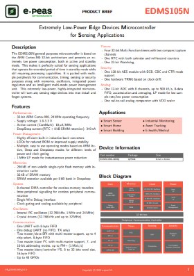 EDMS105N Product Brief
