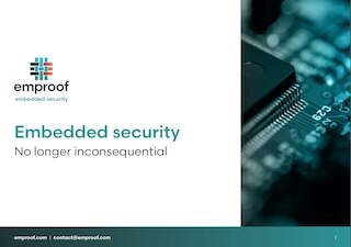 Embedded security -  no longer inconsequential