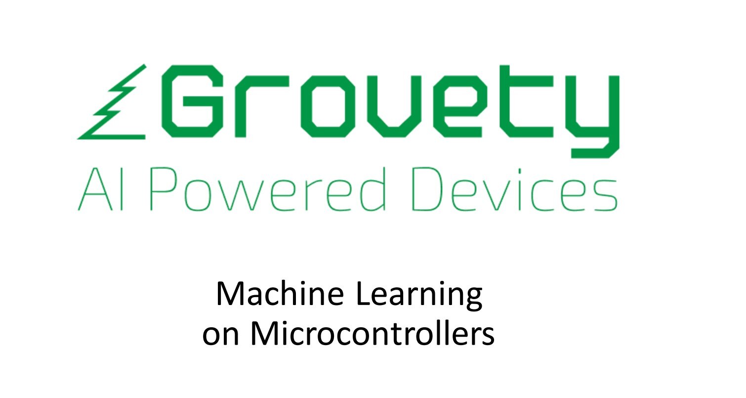 Machine Learning on Microcontrollers