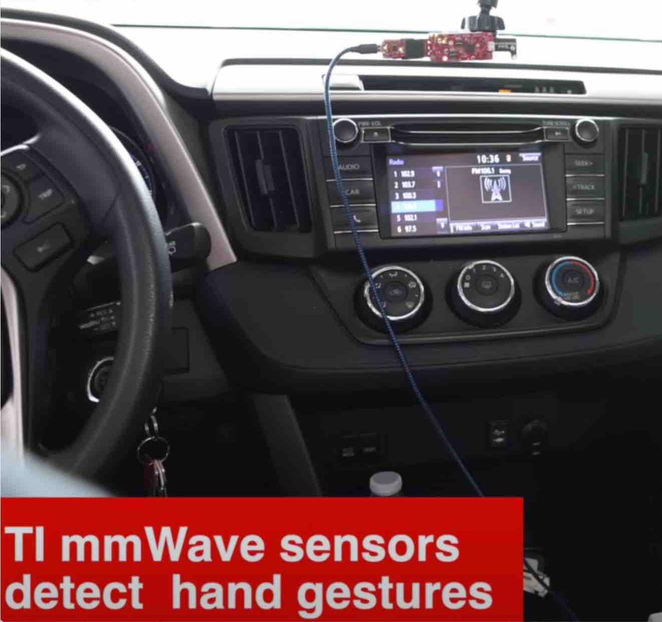 Intelligent in-cabin gestures with Imagimob and TI radars