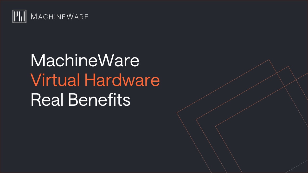Introduction to MachineWare Products and Services