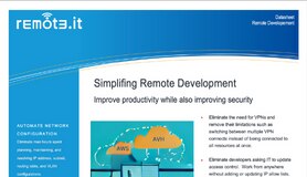 Simplifying Remote Development