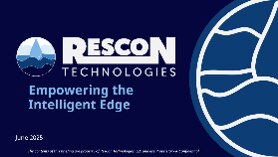 ResCon Capabilities Overview