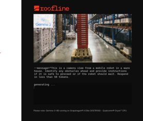 On-device image-to-text with multimodal LLMs