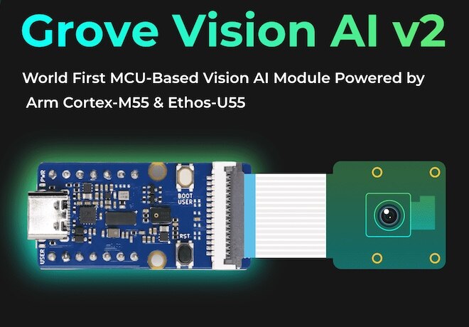 Grove Vision AI Module v2 - a M55+U55 Based Vision Sensor