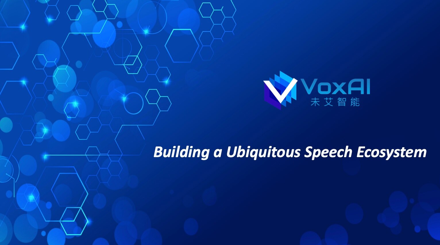 Ubiquitous Speech Ecosystem