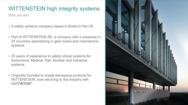 Who are WITTENSTEIN high integrity systems?